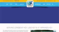 Desktop Screenshot of longboatkeychamber.com